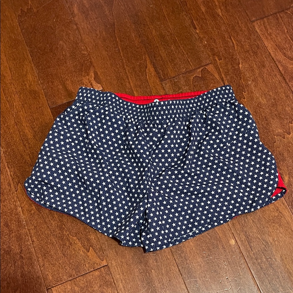 Jadelynn Brooke Navy Star Athletic Shorts